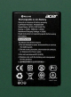 Batería Original 11V SmartPhone Acer Liquid Z3 Z130 DUO Series - KT.0010K.005